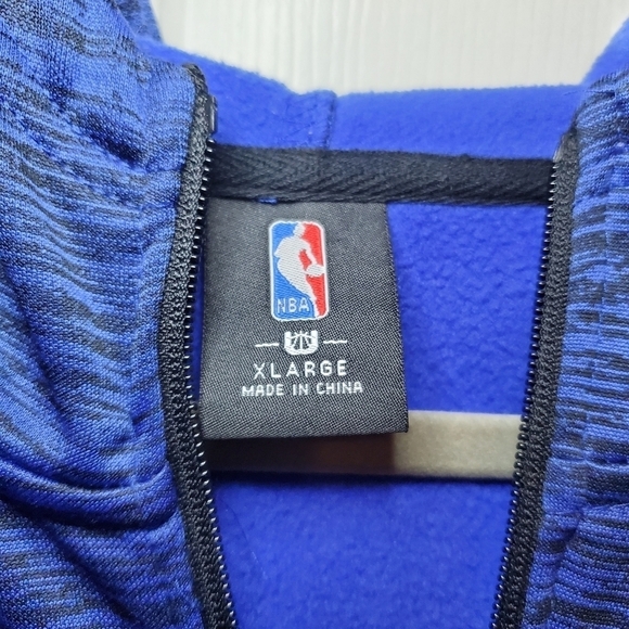 NBA Golden State Warriors Zip-up Hoodie Jacket Sz XL Blue - Picture 12 of 12